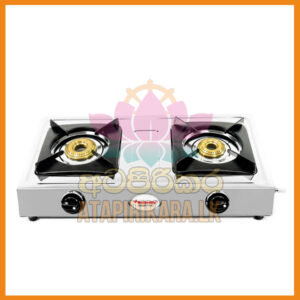 kitchen appliances two burner gas cooker table top