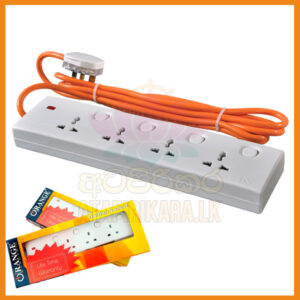 orange extension cord 13A Trailer Multi Socket 4 way