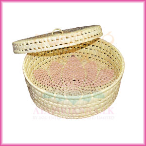 organic basket palmyra with lid