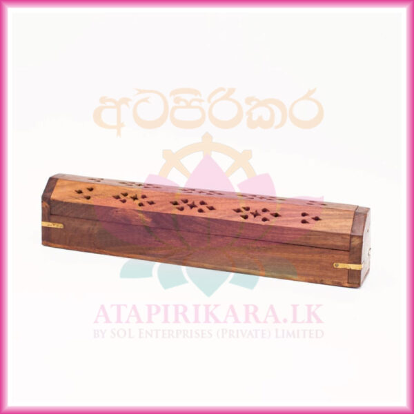 handcrafted wooden incense sticks holder