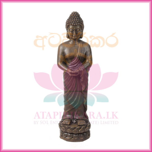 handmade garden statue of Buddha