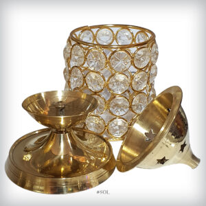 buy crystal glass brass lamp sri lanka